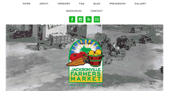 Desktop Screenshot of jaxfarmersmarket.com